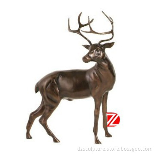 metal garden statues deer statues